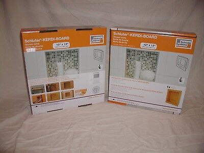 2-PACK of 12x12 Schluter KERDI NICHE ~ You Pick & SAVE ~ That's Only $70 EACH!!