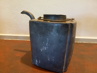 Excellent Antique chinese pewter teapot, details, heavy - locate