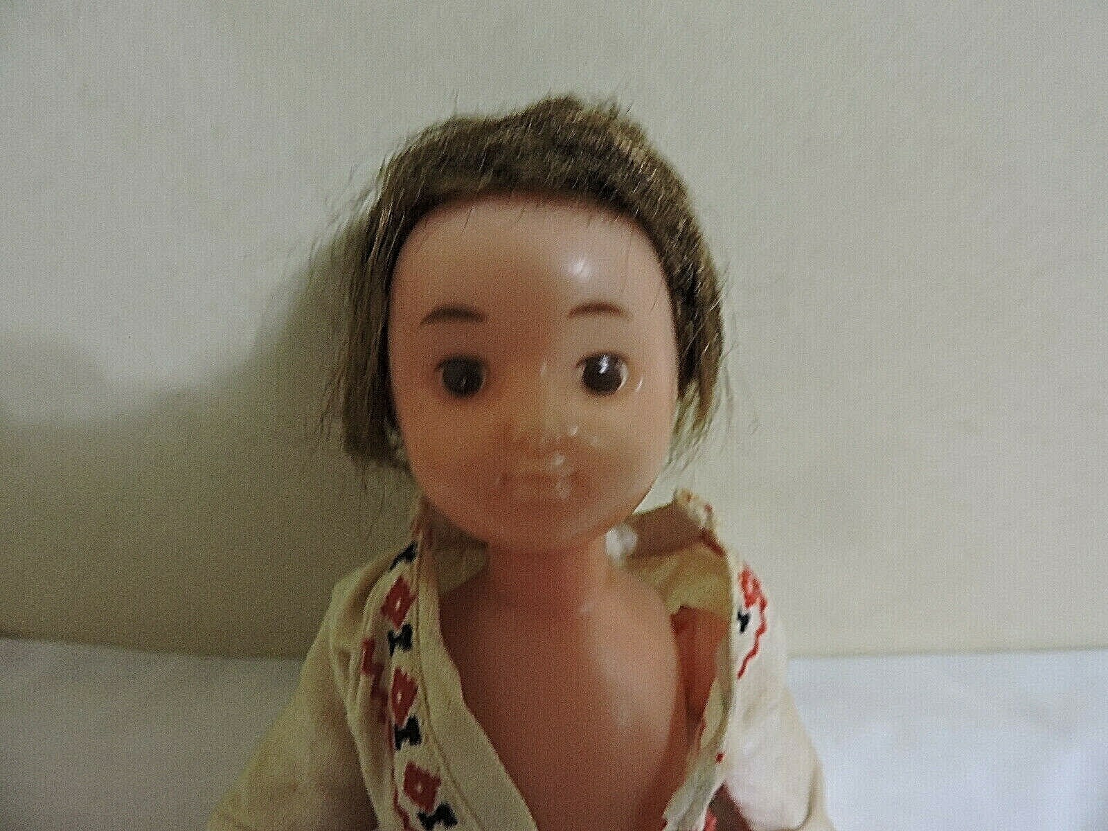 Russian Boy Doll Vintage Plastic Doll