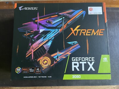 Gigabyte Aorus Xtreme GeForce RTX 3080 10GB Graphics Card Used
