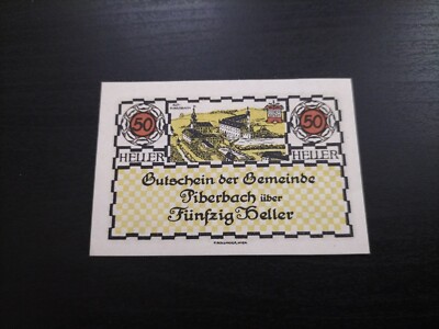 Piberbach 50 Heller 1920 UNC