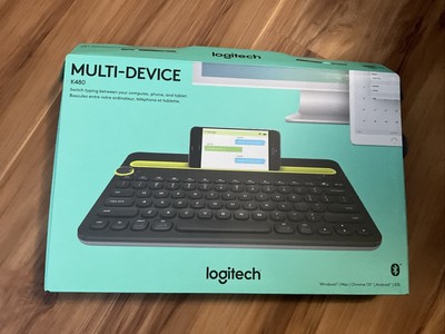Logitech 920-006342 K480 Bluetooth Multi-Device Keyboard - Black