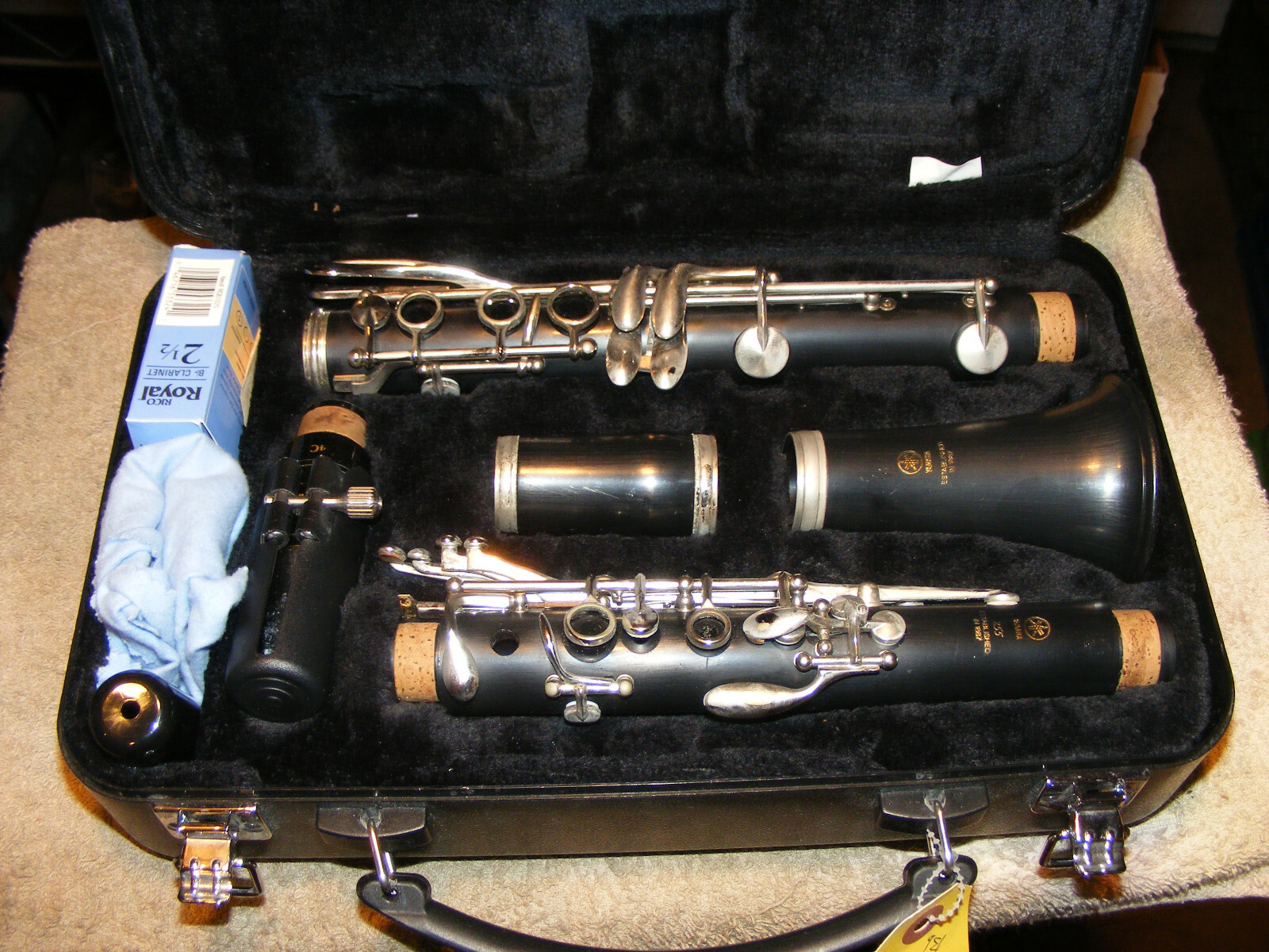 YAMAHA 255 YCL-255 Bb SOPRANO CLARiNET EXCELLENT PRE-OWNED w/ CASE 4C MOUTHPiECE
