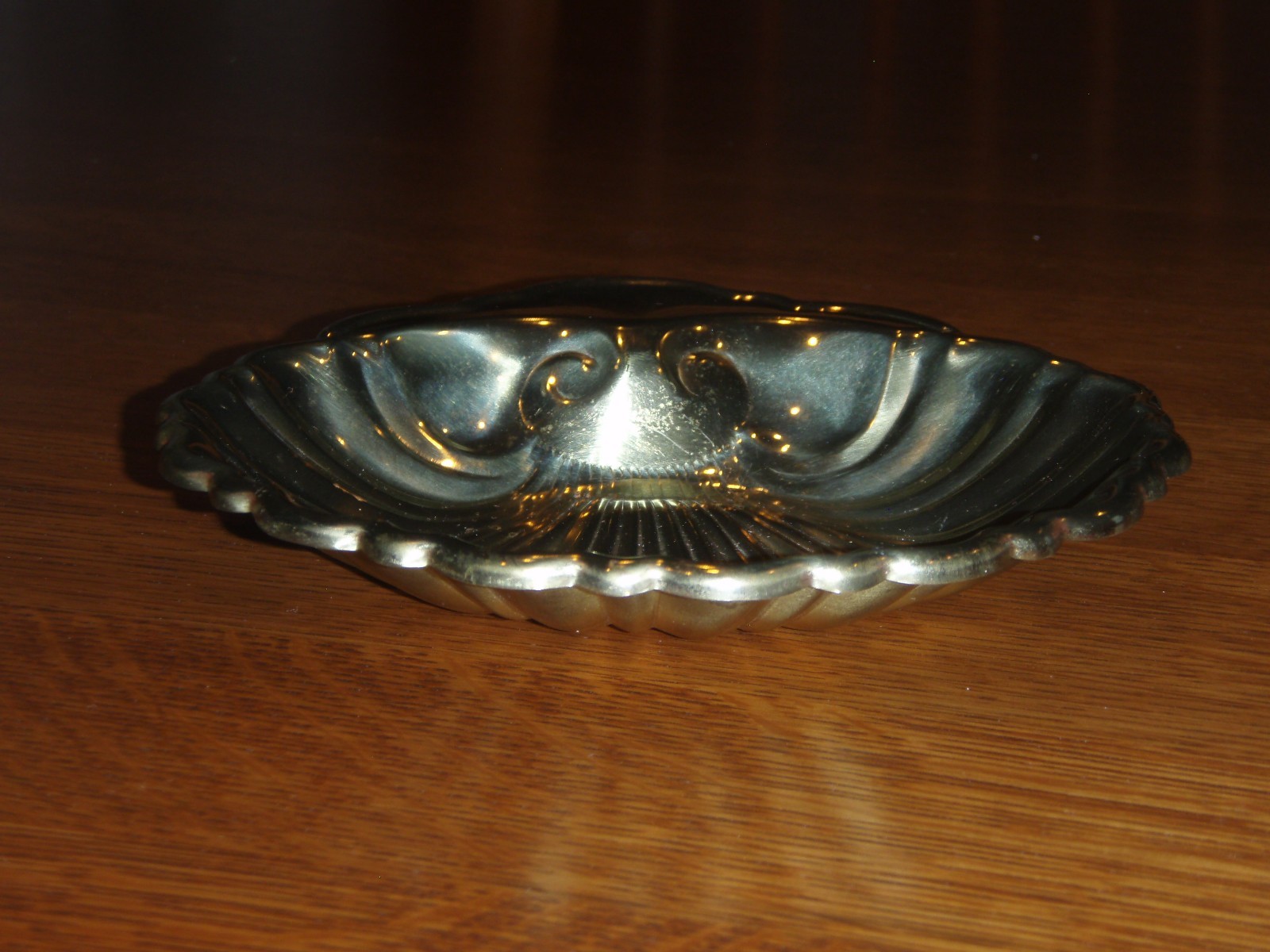 Brass Sea Shell Shaped Dish / Tray