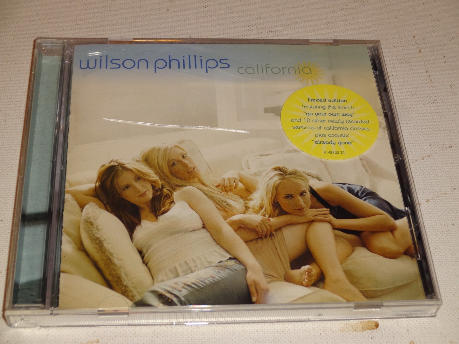 CD Wilson Phillips: CALIFORNIA (2004 Sony Music) Pop Rock 'N