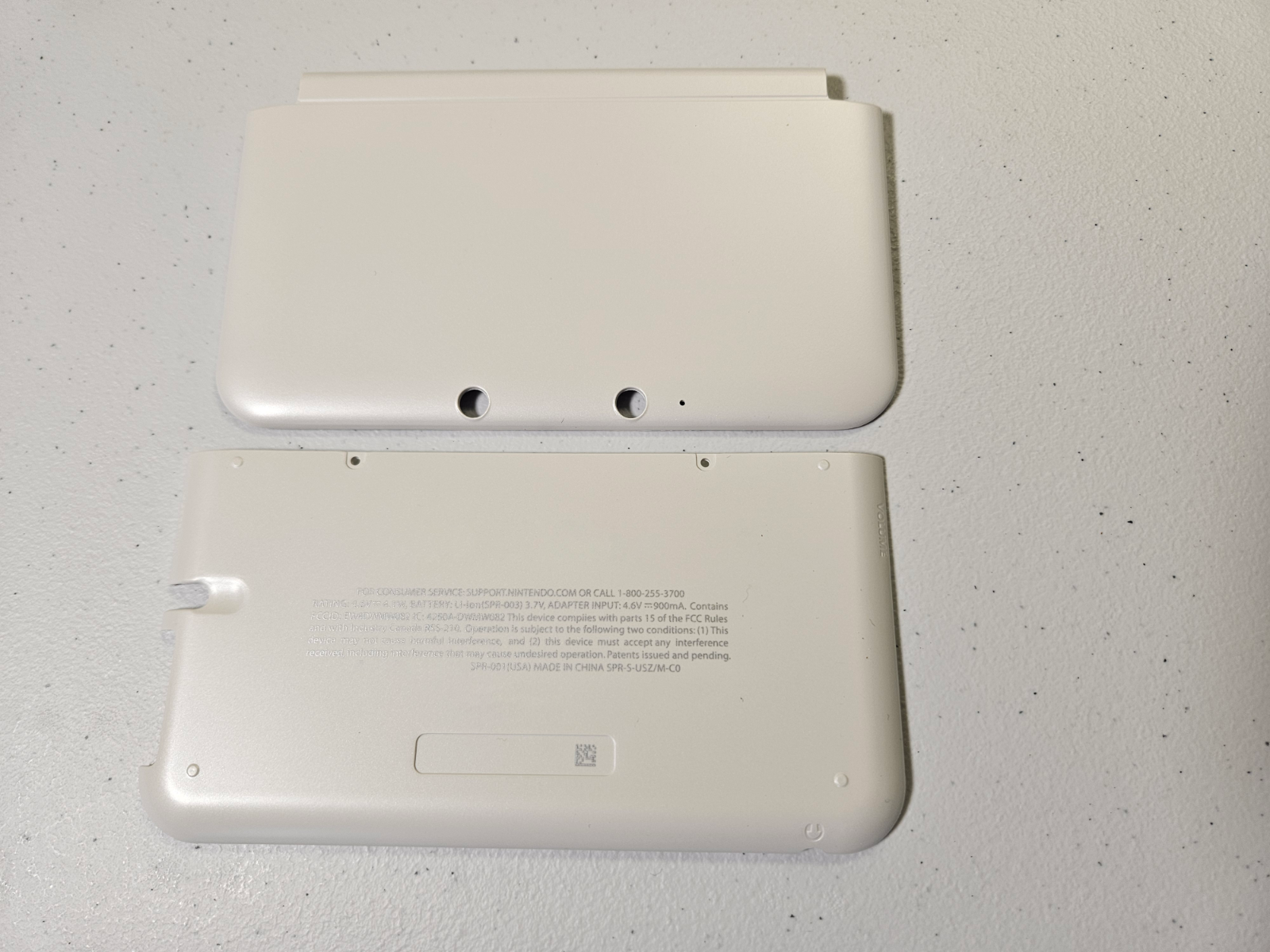 3DSLL   ホワイト White Front Back Replacement Shell Faceplate 3rd Party For