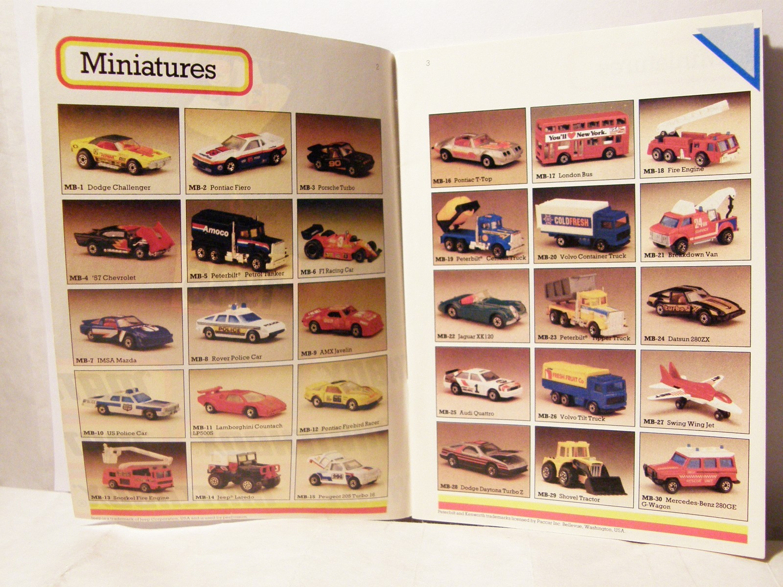 MATCHBOX COLLECTORS CATALOG 1986 - 48 pages
