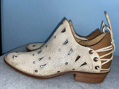 ANTHROPOLOGI  Musse & Cloud Coolway Anisse Leather Boho WesternBooties 11 US 41