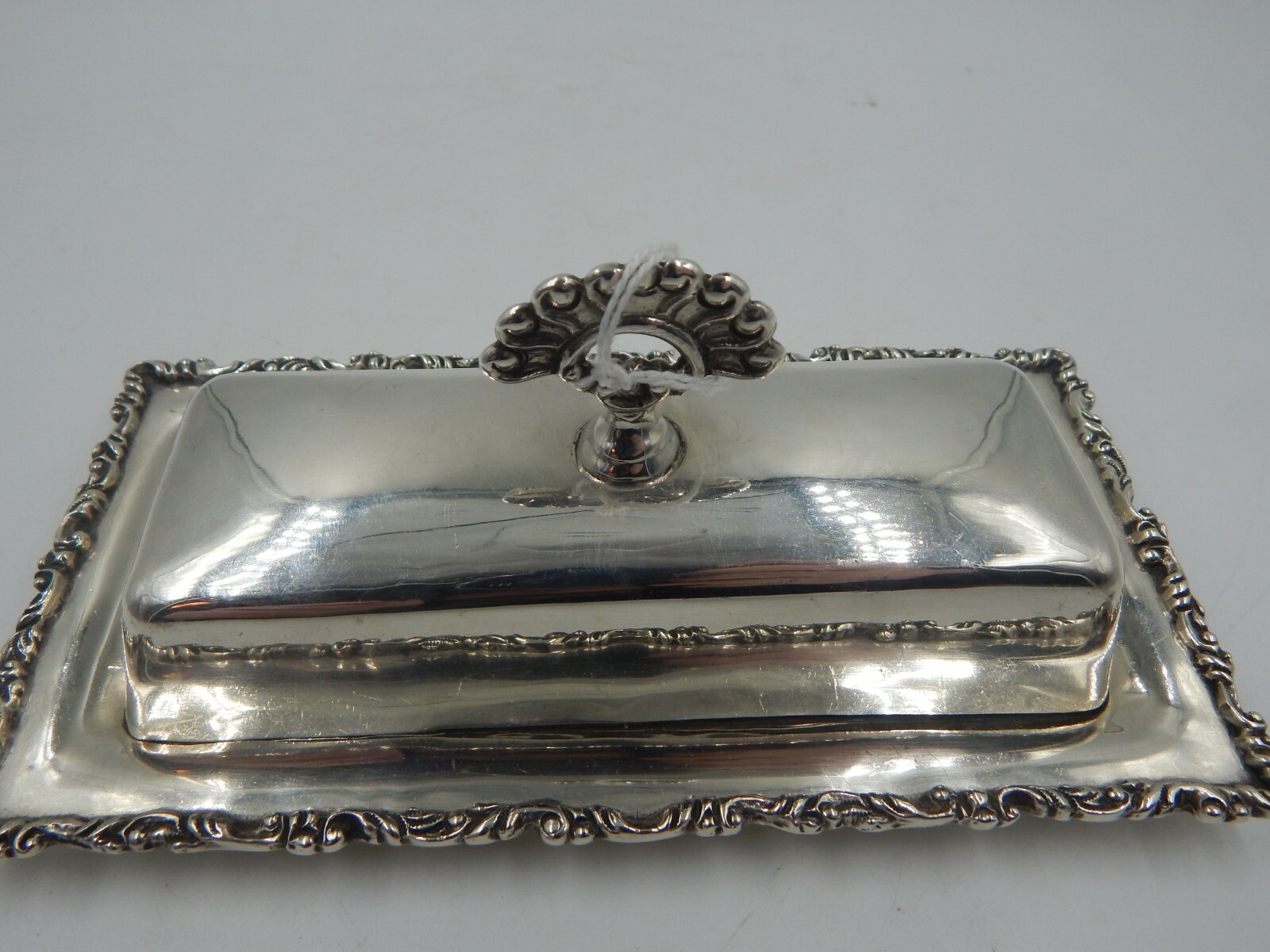 Sterling Silver 925 Butter Dish Vintage Mexican de la Erma 287 g