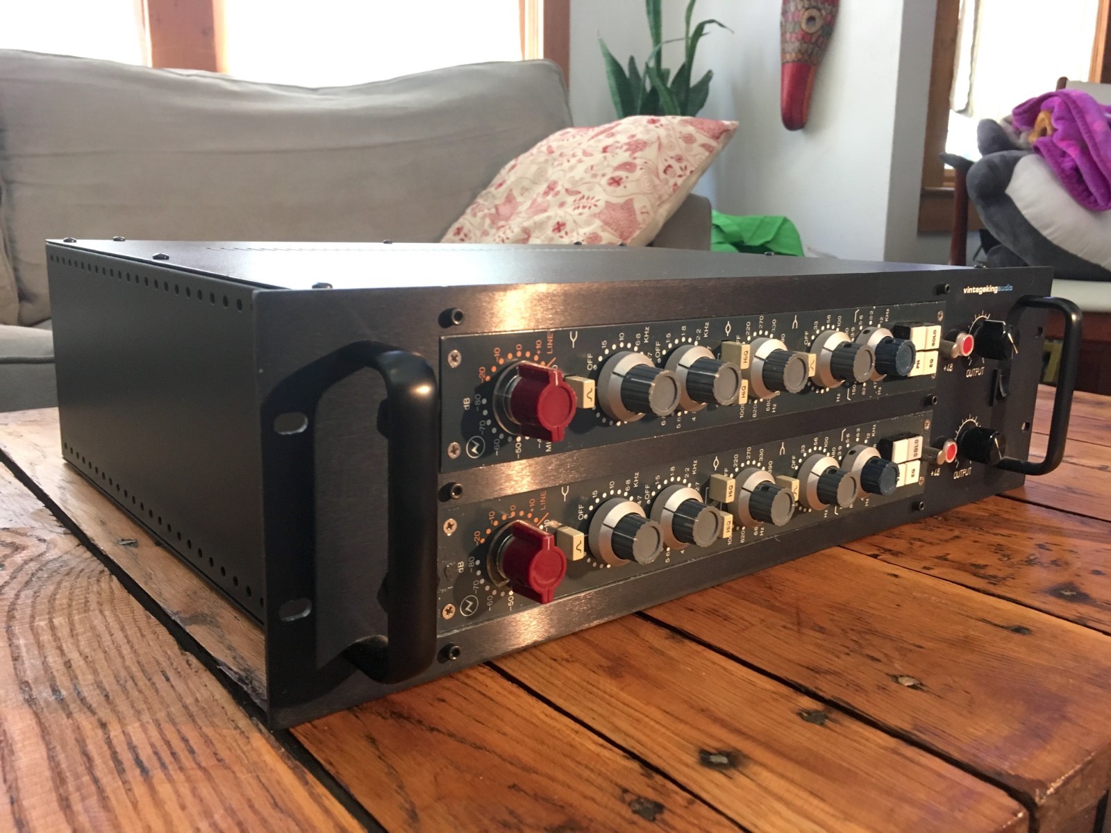 Vintage Neve 1081 Preamps Serviced, VK Racked - Beautiful Sounding Pair