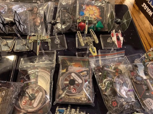 Huge 35 Ship Star Wars X-Wing Miniatures Game 1.0 Lot Collection
