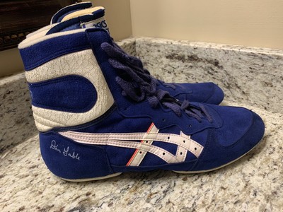 old school asics wrestling shoes