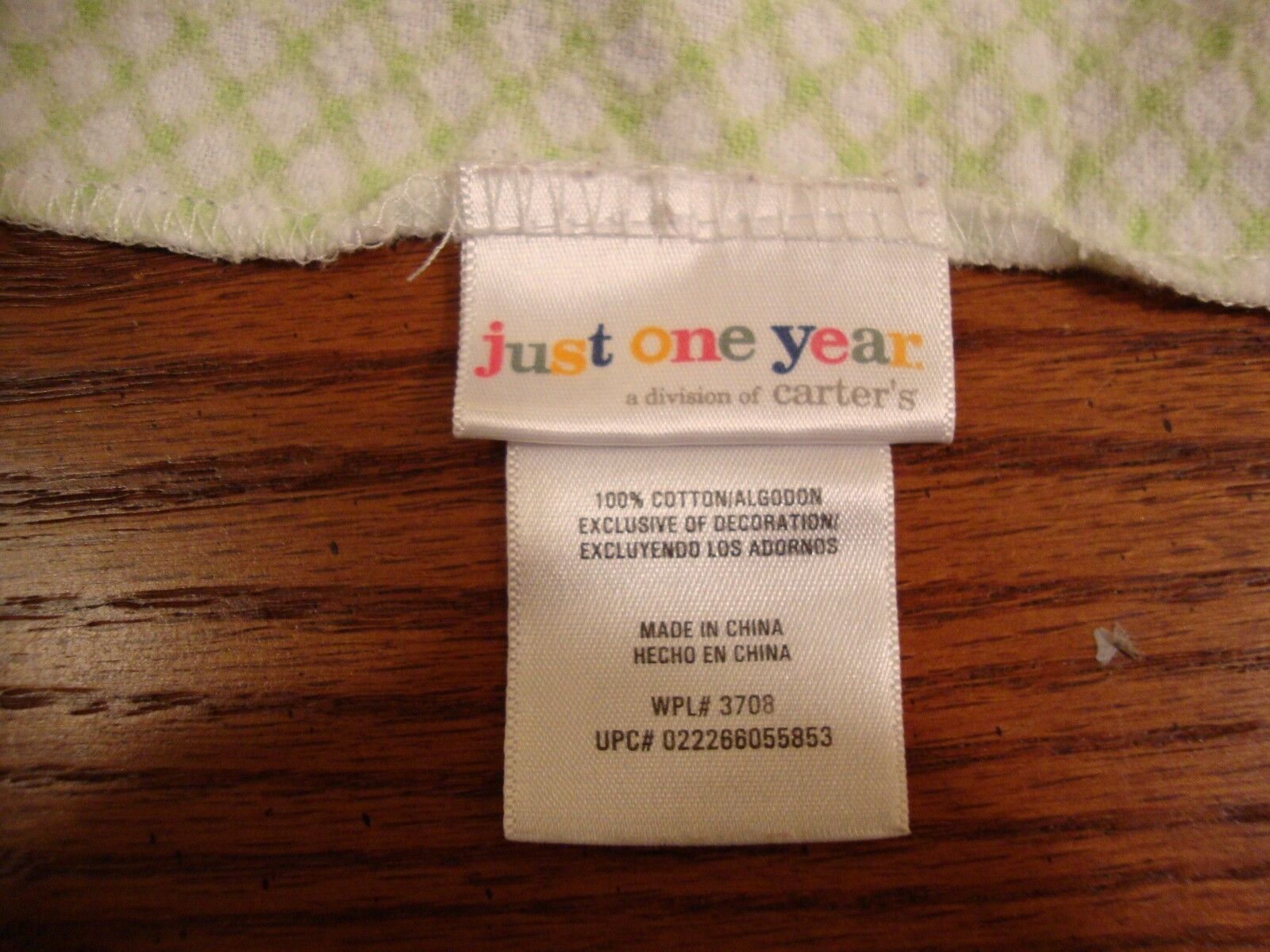 Carter's Just One You~ DUCK Baby Infant Receiving Blanket  27