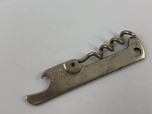 Vintage Bottle Opener & Cork Screw From The Hotel Claridge In Memphis Tennessee