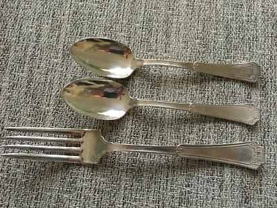 Personalized Silverware Custom Spoon Design Your Own Text Vintage Silverplate Teaspoon