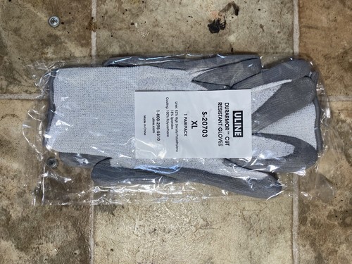 New Uline Durarmor Cut Resistant Gloves S-20703 S, M, L, or XL 1 Pair/Pack