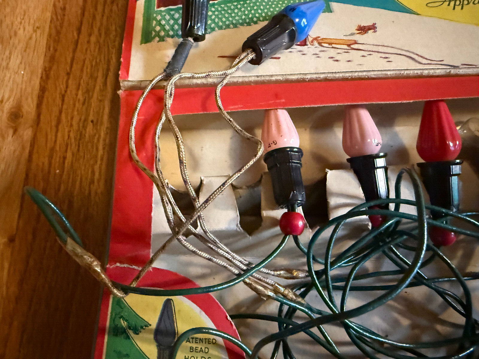 Vintage NOMA Christmas Lights - Mazda Bulbs - Original Box