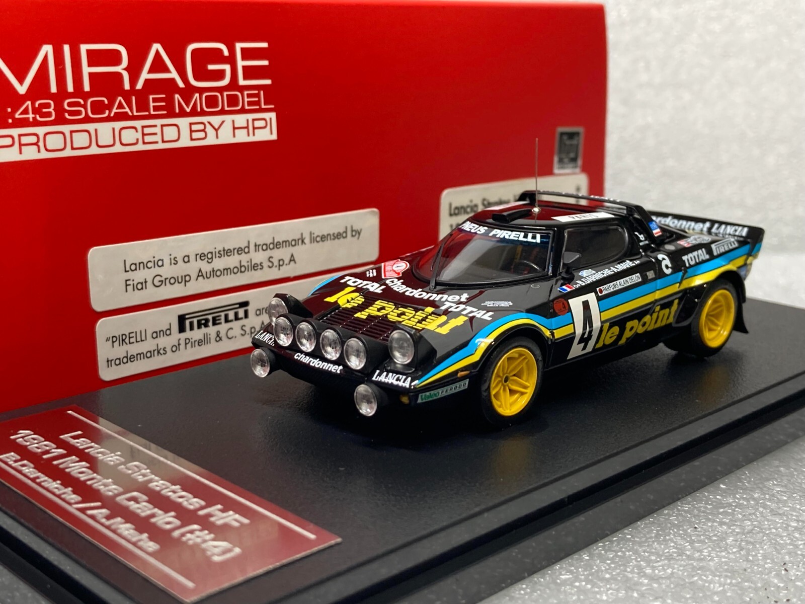 HPI 1/43 ランチアストラトス HF #4 1981 HPI Racing 1/43 8240 Lancia Stratos HF #4 1981 Rally Monte