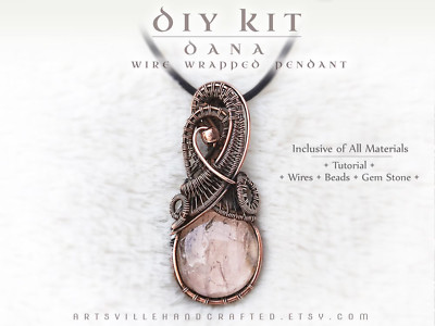 Wire Wrap Jewelry Making Kit, Wire Wrapping Jewelry Making DIY Kits for adult