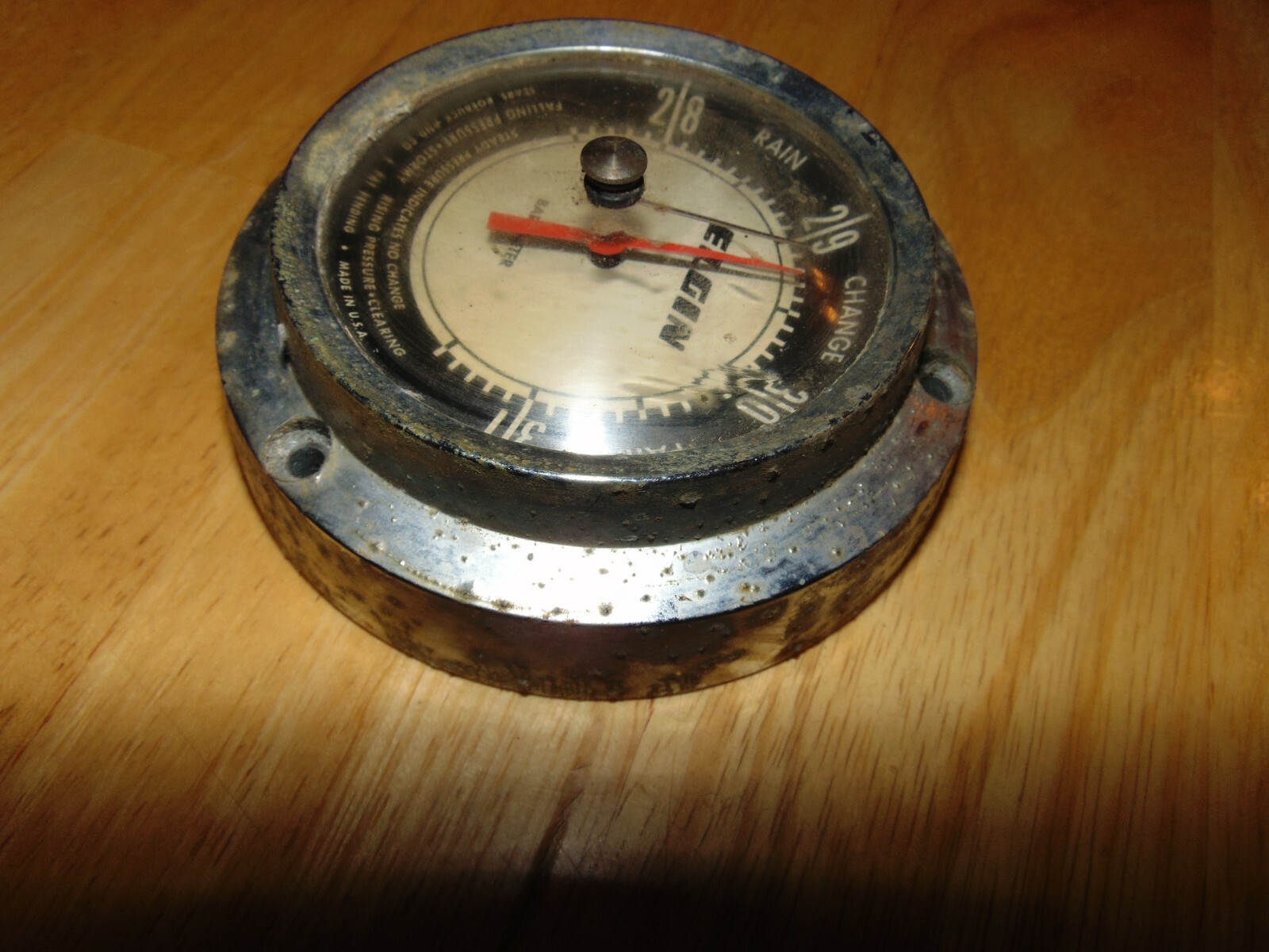 Vintage Elgin Barometer - USA