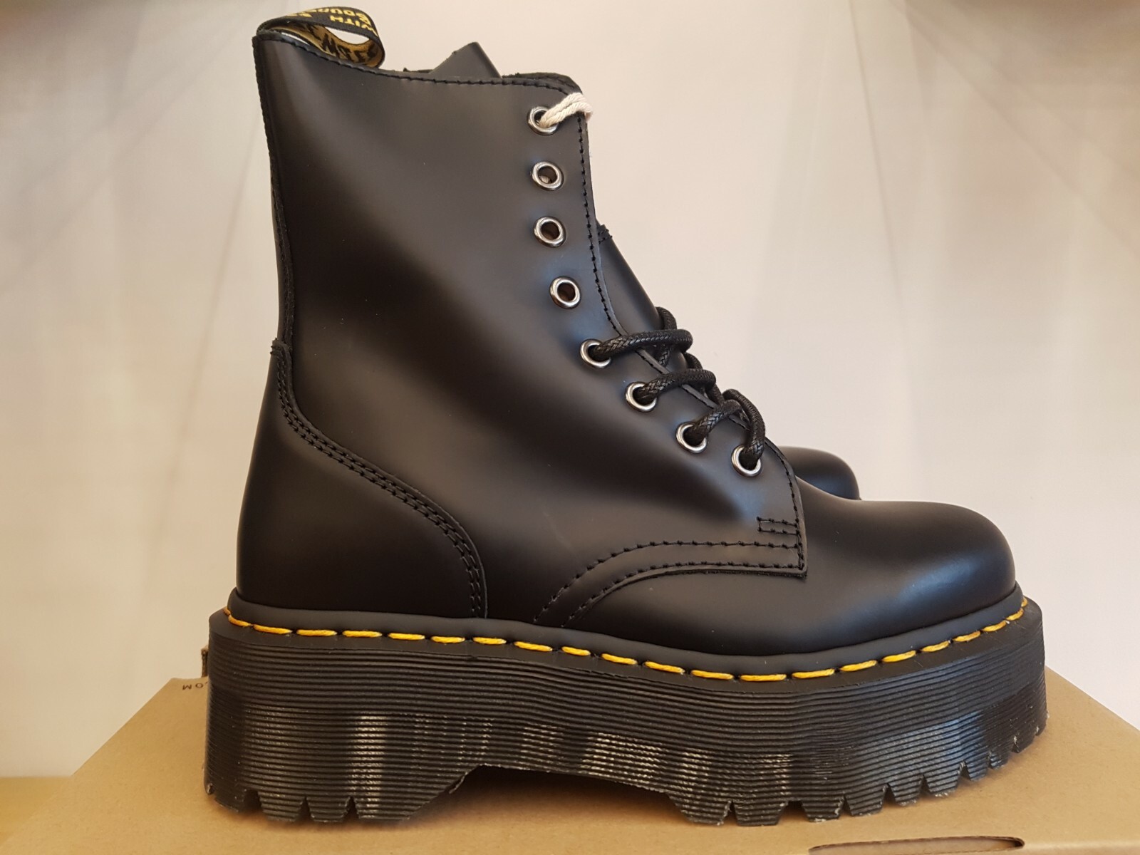 jadon black polished smooth