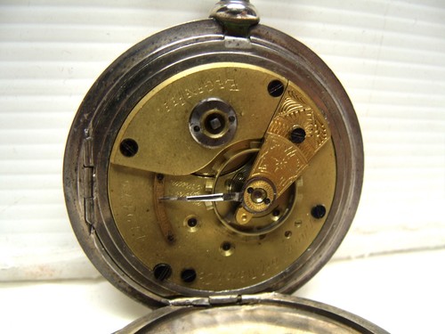 ANTIQUE ELGIN 18S KW POCKET WATCH HEAVY COIN SILVER CASE 449475 RUNS WELL 1876