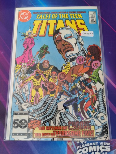 TALES OF THE TEEN TITANS #58 HIGH GRADE DC COMIC BOOK CM86