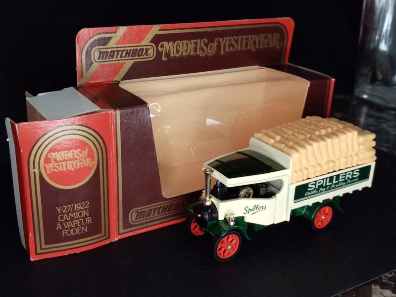 1/43 Fodensteam Lorry 1922 Matcbox Y-27 Models Of Yesteryear Made In England