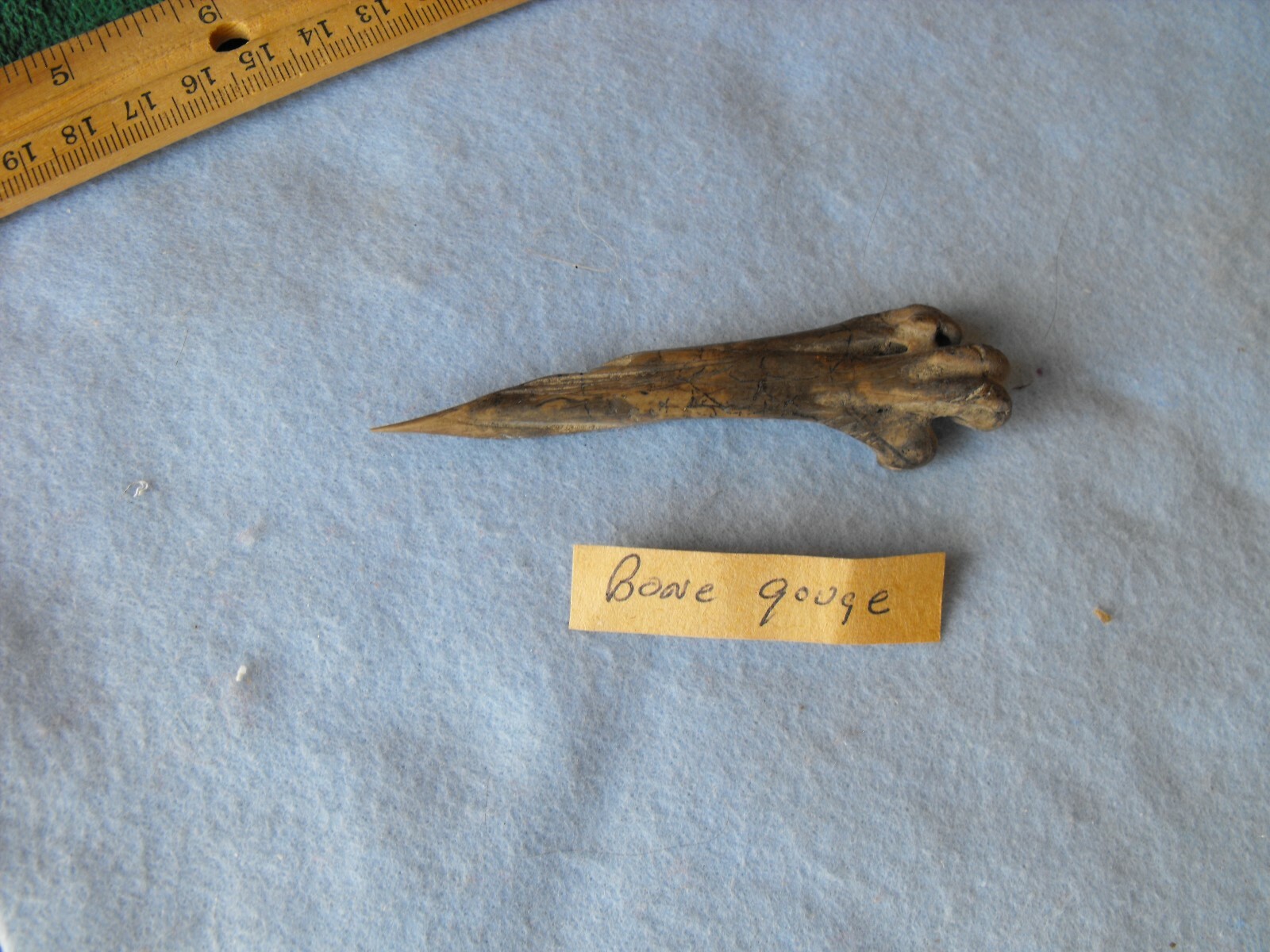 gouge needle tip awl arrowhead collection,Indian artifact  # 63