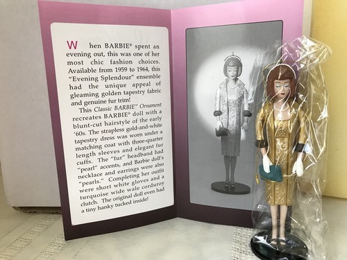 ??Classic Barbie Ornaments 1996 By Ashton-Drake Heirloom Ornaments Club 3/Set