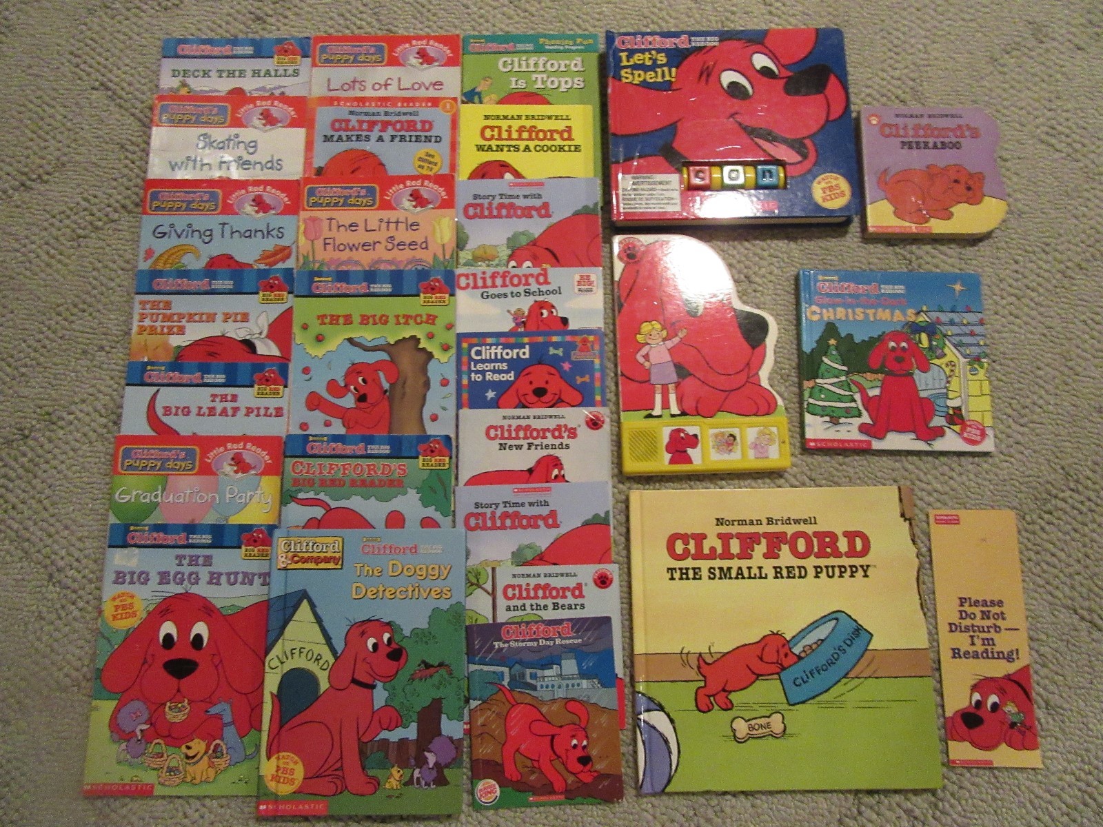 Lot of 68 Clifford the Big Red Dog Picture Books 6HC 62SC all Different