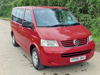 2005 VW Volkswagen Transporter T30 130 TDI Red 9 Seat Minibus  Drives Perfect