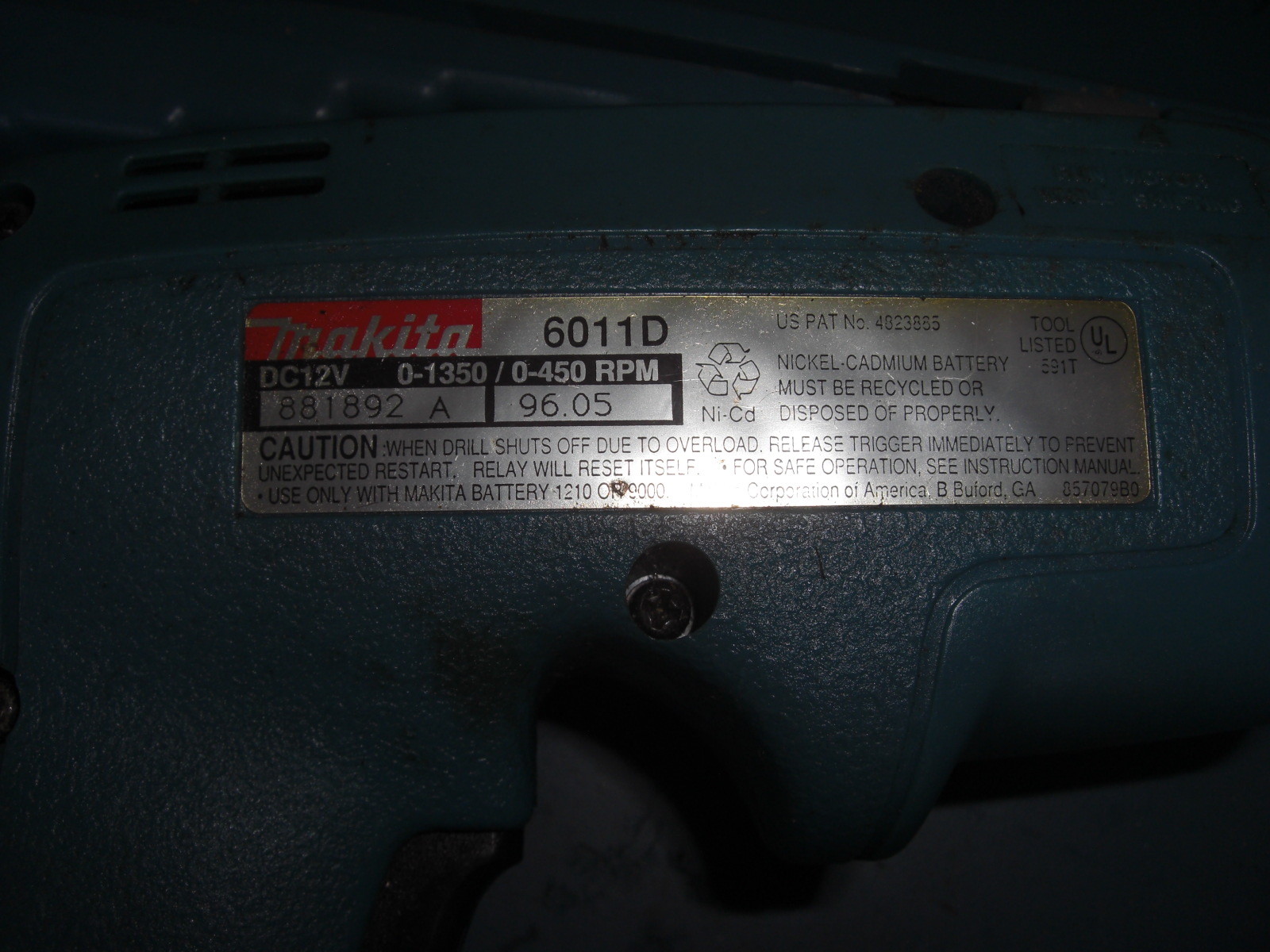MAKITA 6011D 3/8
