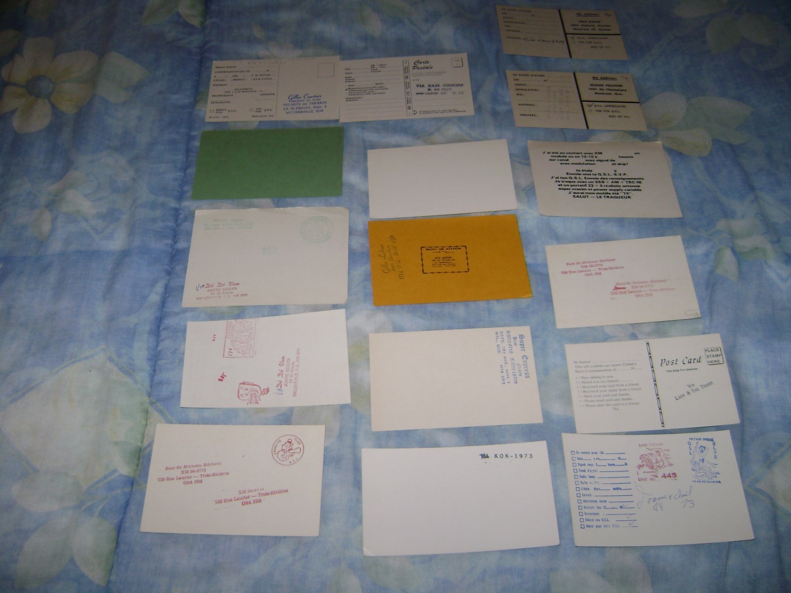 16 RISQUE QSL Radio Calling Cards Postcards Naughty