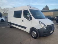 VAUXHALL MOVANO 2.3 TURBO 150 PS CAMPER VAN 2 BERTH 6SEATER AIRCON 1OWNER IMMACA