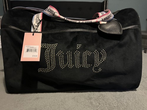 【JUICY COTURE】キルティングバッグ【黒】 NWT Juicy By Juicy Couture Glitzed Crystals Shoulder Bag