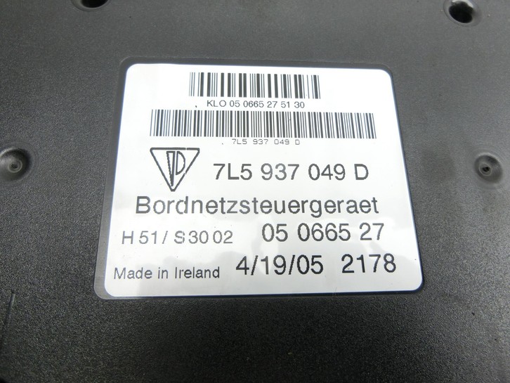 Porsche Cayenne 9PA 955 02-07 Steuergerät ECU Modul SG Bordnetzsteuergerät Porsche Cayenne 9PA 955 02-07 23.06.2005... Vorschau 2