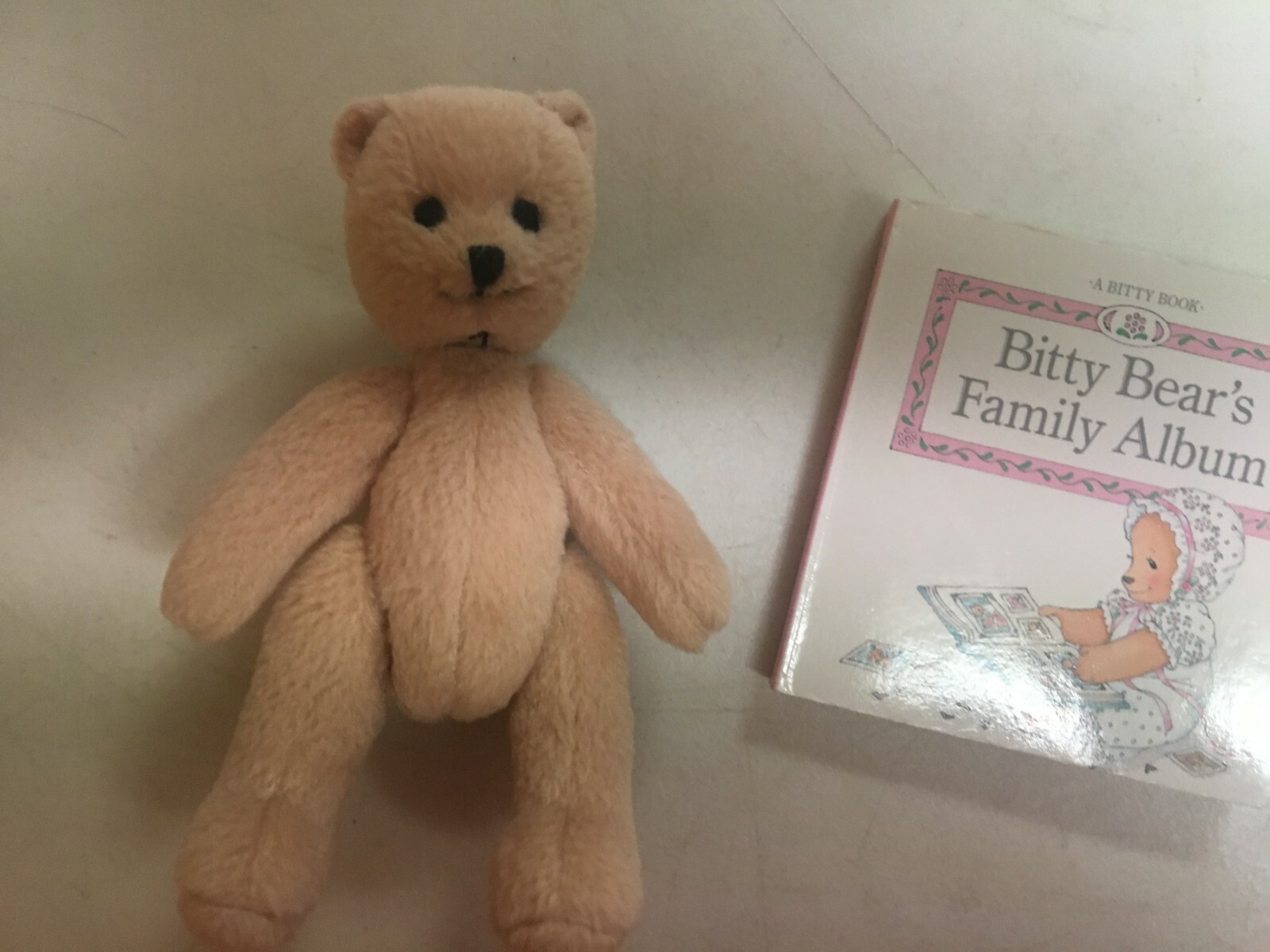 AMERICAN GIRL DOLL BITTY  BEAR  FAMILY ALBUM BOOK & PLUSH BEAR SET