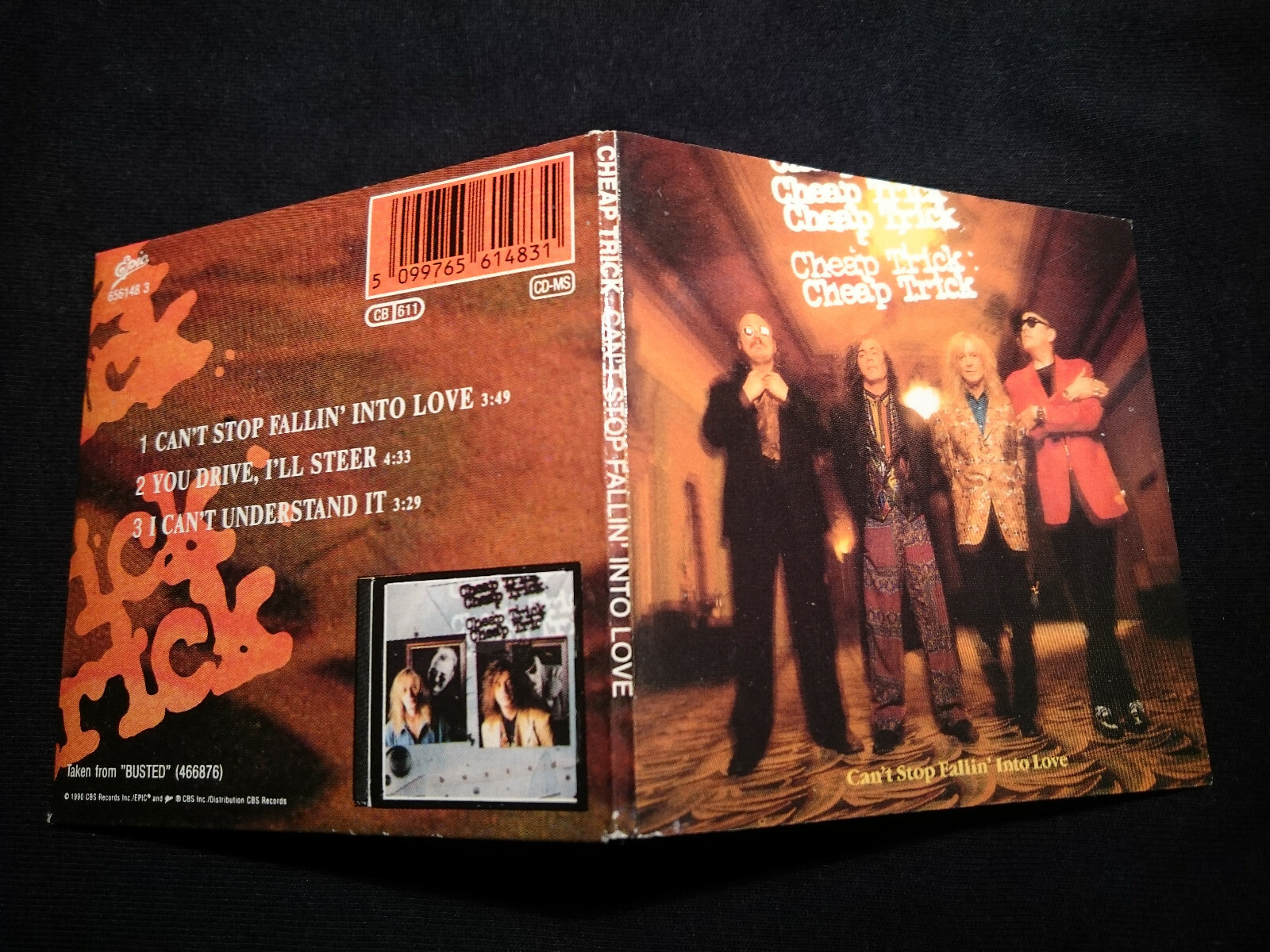 3inch Cheap Trick Can't Stop Fallin' Into Love + 2 *NM* (963