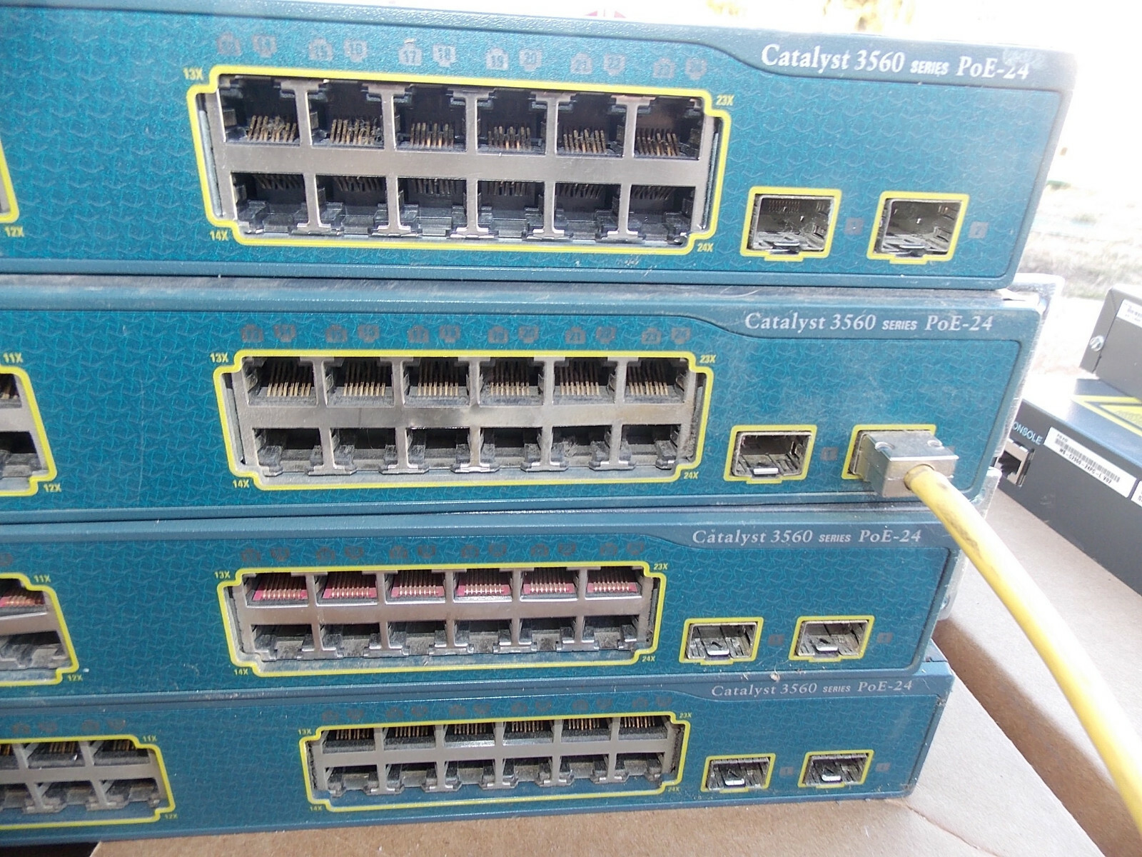 Cisco Catalyst 3560 PoE-24 WS-C3560-24PS-S 24-Port PoE Switch for parts / Repair