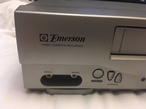 Emerson EWV404 VHS VCR DA-4 Head Player Video Cassette Recorder Tested No Remote