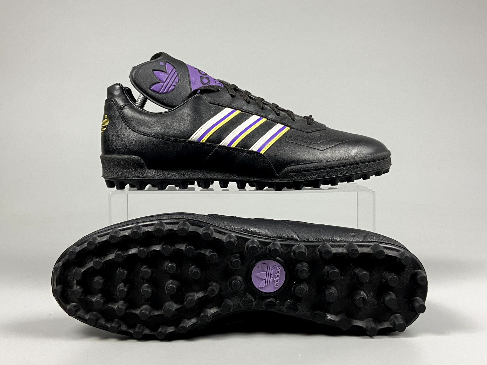 95年製ヴィンテージ adidas Questra TF Turf サッカー 1995 Adidas Questra FG US 8.5 leather vintage soccer cleats