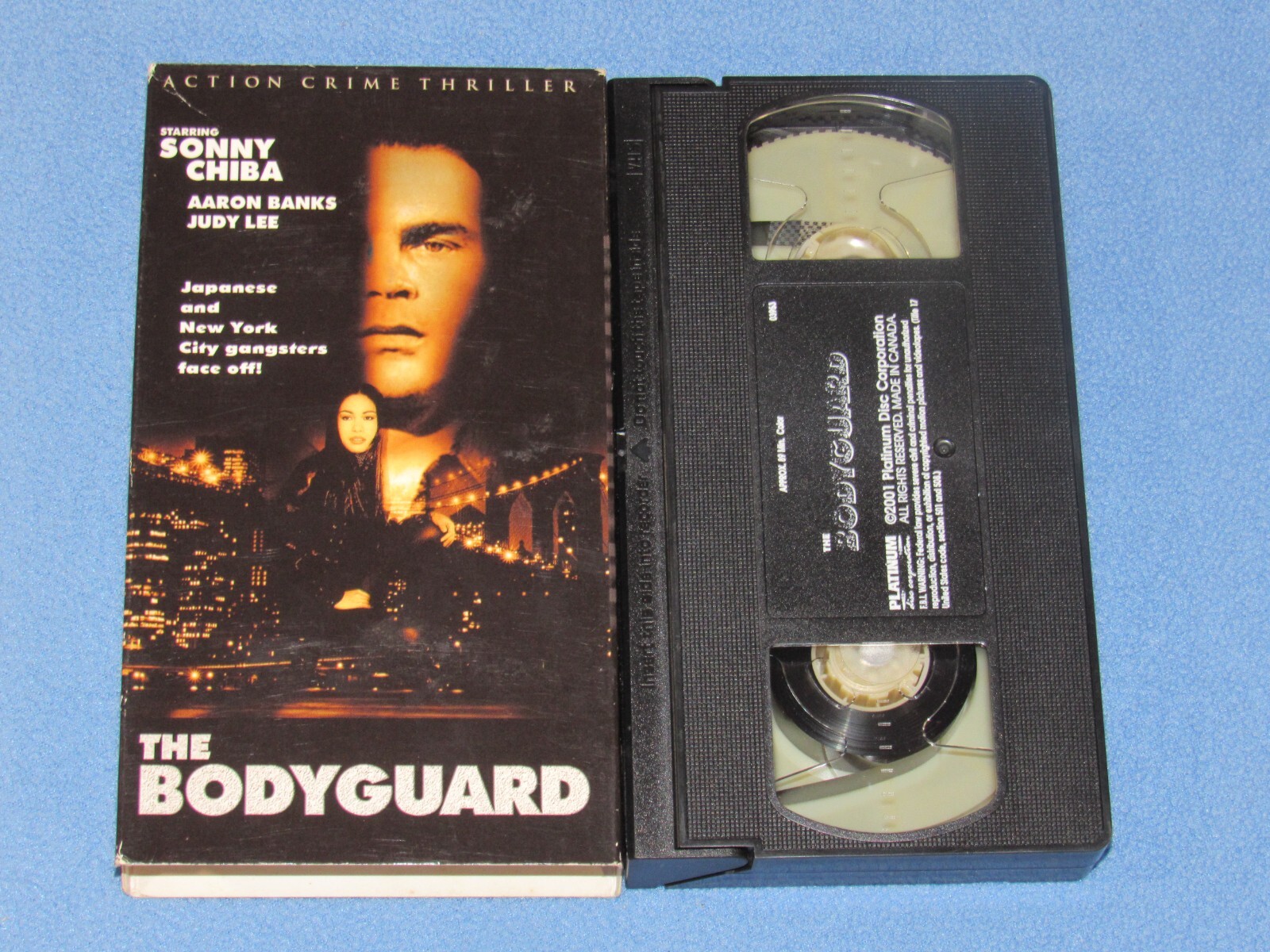 THE BODYGUARD (VHS, 2001) ~Sonny Chiba~ (1976) RARE Platinum