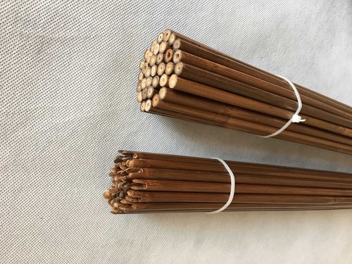 100pcs archery 55-60# tonkin bamboo arrow shaft 33/" no nock hunting shafts 84cm