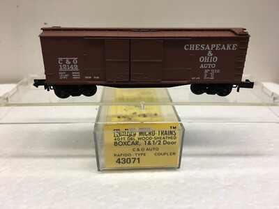N Scale Kadee Micro Trains MTL 43071 Chesapeake & Ohio C&O 12142 Boxcar