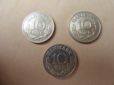 Denmark - 10 Ore 1962 1968 1970