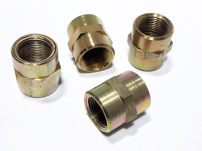 (4) WEATHERHEAD C3309x16 1'' NPT x 1'' NPT Steel Threaded FEMALE Pipe Coupling