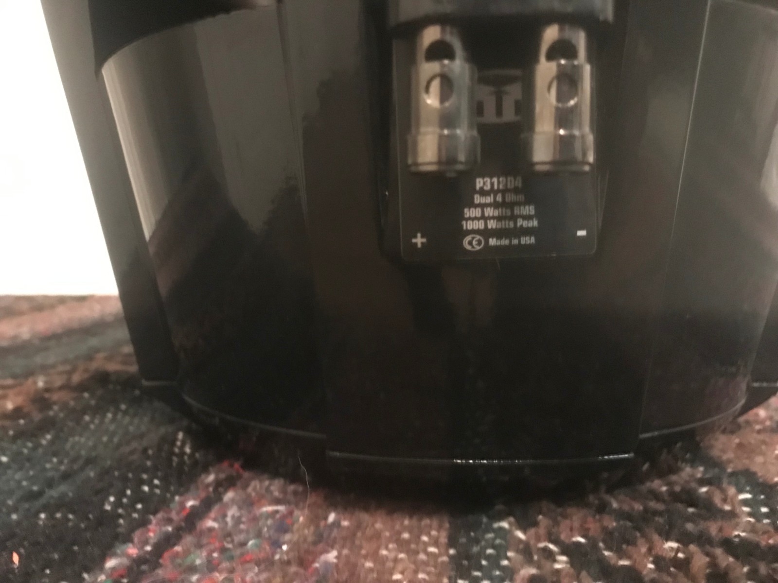 Rockford Fosgate Punch P312D4 Older Generation Subwoofer
