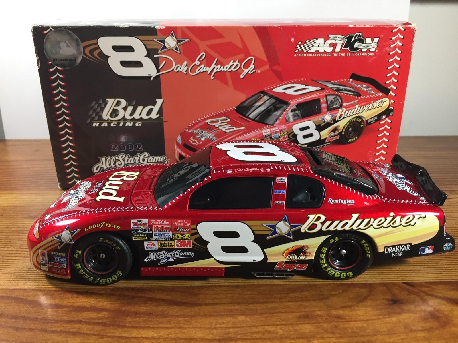 NASCAR 8台セット Dale Earnhardt Jr. Action Racing 2025 #8 Budweiser Baseball