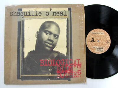 SHAQUILLE O' NEAL 12'' Biological Didn't Bother 1994 Hip Hop VG+